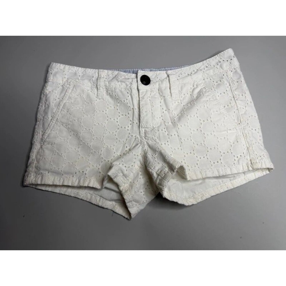 SO White Eyelet Shorts – Size 0